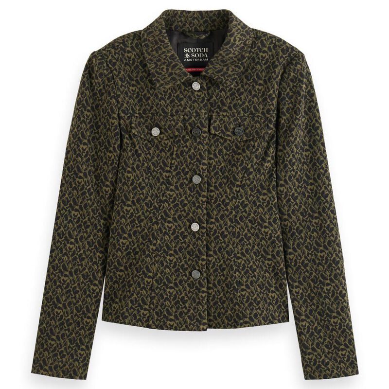 Scotch & Soda Jersey Fitted Trucker Blazer image number 0